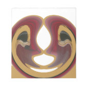 Bloc-note Masai Tribal Whirt Art Imprimer (Devant)