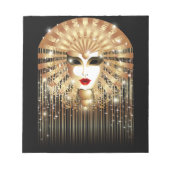 Bloc-note Mask de la Fête du Venice Carnival (Devant)