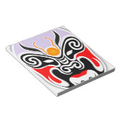 Bloc-note Masque de dragon tribal (Incliné)