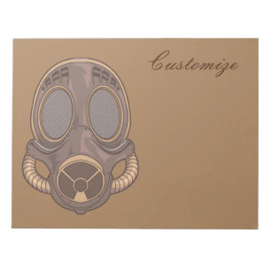 Bloc-note Masque gaz vapeur Thunder_Cove