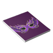 Bloc-note Masque masqué royal violet (Incliné)