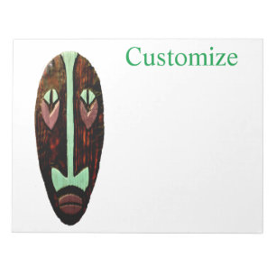 Bloc-note Masque Tiki Long de Thunder_Cove