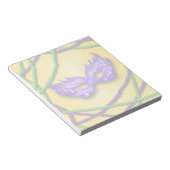 Bloc-note Masquerade de masque violet (Incliné)