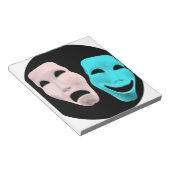 Bloc-note Masques de comique (Incliné)