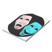 Bloc-note Masques de comique (Tourné)