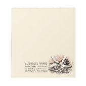 Bloc-note Massage Thérapie Guérison Mains Énergie Spa Bien-ê (Devant)