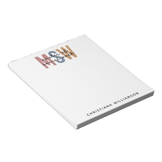 Bloc-note Master en travail social en MSW (Incliné)