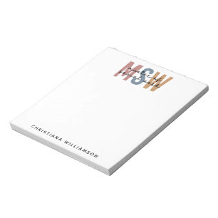 Bloc-note Master en travail social en MSW