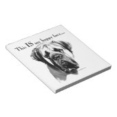 Bloc-note Mastiff Joyeux visage (Incliné)