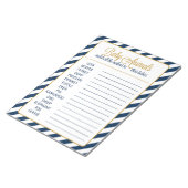 Bloc-note Match des mères à leur Baby shower de bébés (Incliné)