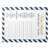 Bloc-note Match des mères à leur Baby shower de bébés (Devant)