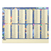 Bloc-note Math Drill Space Adventure (Multiplication) (Devant)