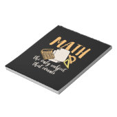 Bloc-note Math Enseignant Math Le Seul Sujet (Tourné)