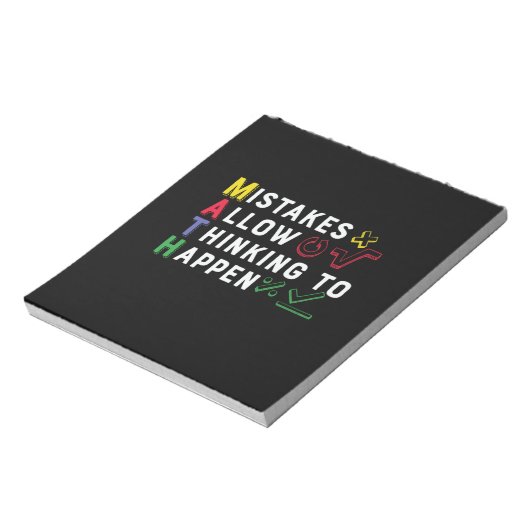 Bloc-note Math Enseignant Math Math Autoriser Happen (Tourné)