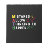 Bloc-note Math Enseignant Math Math Autoriser Happen (Devant)