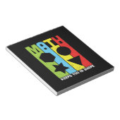 Bloc-note Math Enseignant Math Math vous maintient dans la f (Incliné)
