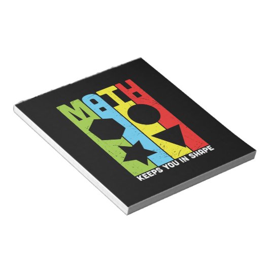 Bloc-note Math Enseignant Math Math vous maintient dans la f (Incliné)