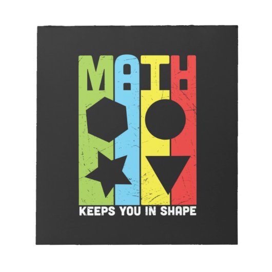 Bloc-note Math Enseignant Math Math vous maintient dans la f (Devant)
