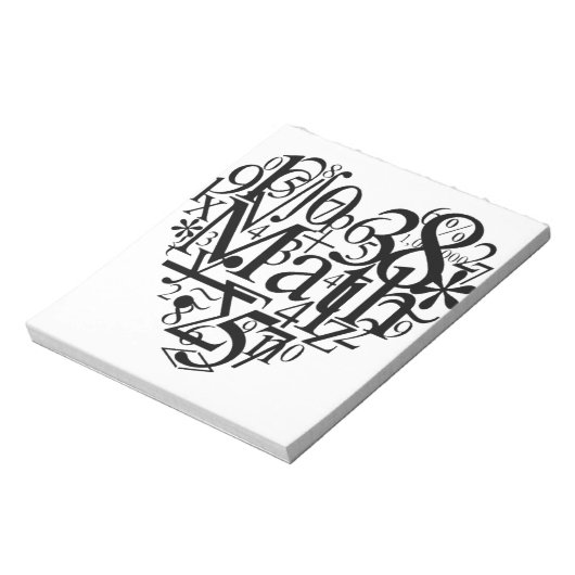 Bloc-note Math Heart (Tourné)