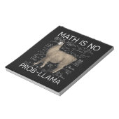 Bloc-note Math is No Prob-Llama - Professeur de Math Llama (Tourné)