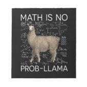 Bloc-note Math is No Prob-Llama - Professeur de Math Llama (Devant)