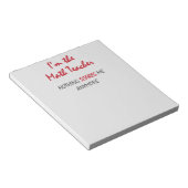 Bloc-note Math Teacher (Incliné)