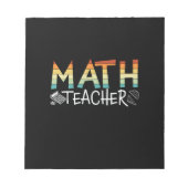 Bloc-note Math Teacher (Devant)
