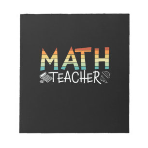 Bloc-note Math Teacher