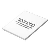 Bloc-note Maths et 3 sortes de gens (Tourné)