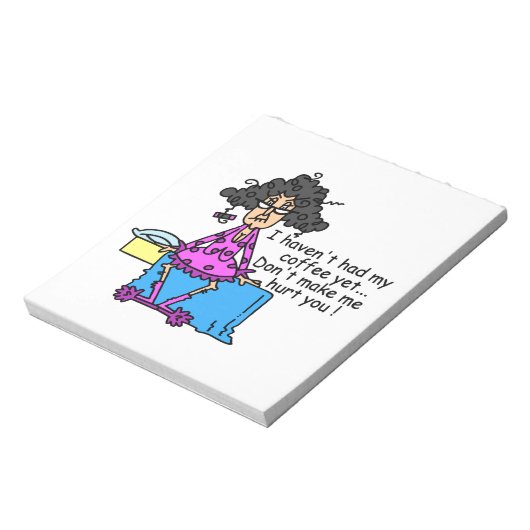 Bloc-note Matin Avant Humour Café (Tourné)