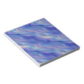 Bloc-note Matin Glory Blue Wavy Texture (Incliné)