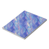 Bloc-note Matin Glory Blue Wavy Texture (Tourné)