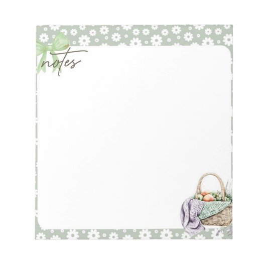 Bloc-note Matins de prairie : Collection de notes de pique-n (Devant)