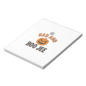 Bloc-note Mauvais et Boo Jee Halloween Citrouille Graphique_ (Tourné)