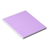 Bloc-note Mauve, code hexa violet pâle e0b0ff (Incliné)