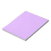 Bloc-note Mauve, code hexa violet pâle e0b0ff (Tourné)
