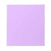 Bloc-note Mauve, code hexa violet pâle e0b0ff (Devant)