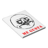 Bloc-note Me Gusta - mème (Incliné)