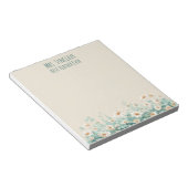 Bloc-note Meadow de fleurs sauvages Meilleur professeur appr (Incliné)