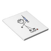 Bloc-note Médecin Bâtonnet de Base (Incliné)