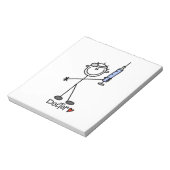 Bloc-note Médecin Bâtonnet de Base (Tourné)