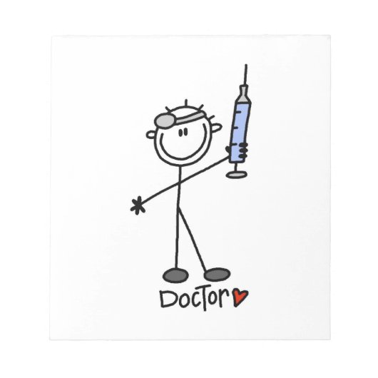 Bloc-note Médecin Bâtonnet de Base (Devant)