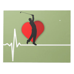 Bloc-note Médecin de golf ekg