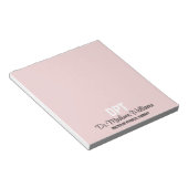 Bloc-note Médecin DPT personnalisé de la thérapie physique C (Incliné)