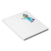 Bloc-note Médecin idiot avec pomme sur la tête et sac Médica (Incliné)