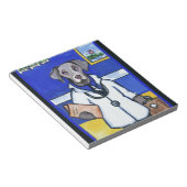 BLOC-NOTE MÉDECIN WEIMARANER (Incliné)