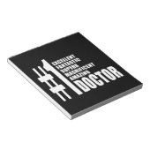 Bloc-note Médecins Cadeaux d'anniversaire : Numéro Un Docteu (Incliné)