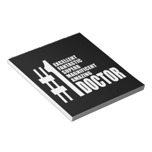 Bloc-note Médecins Cadeaux d'anniversaire : Numéro Un Docteu (Incliné)