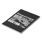 Bloc-note Médecins cool modernes amusants Meilleur Docteur M (Tourné)