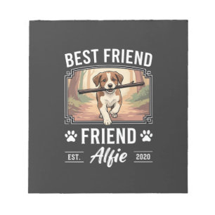 Bloc-note Meilleur Ami Alfie Amoureux des Chiens